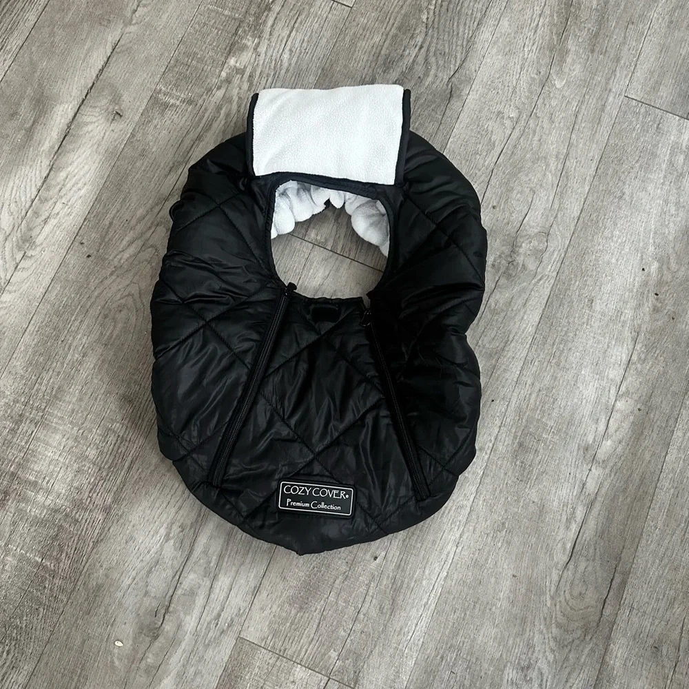 Black Infant Car Seat Cover